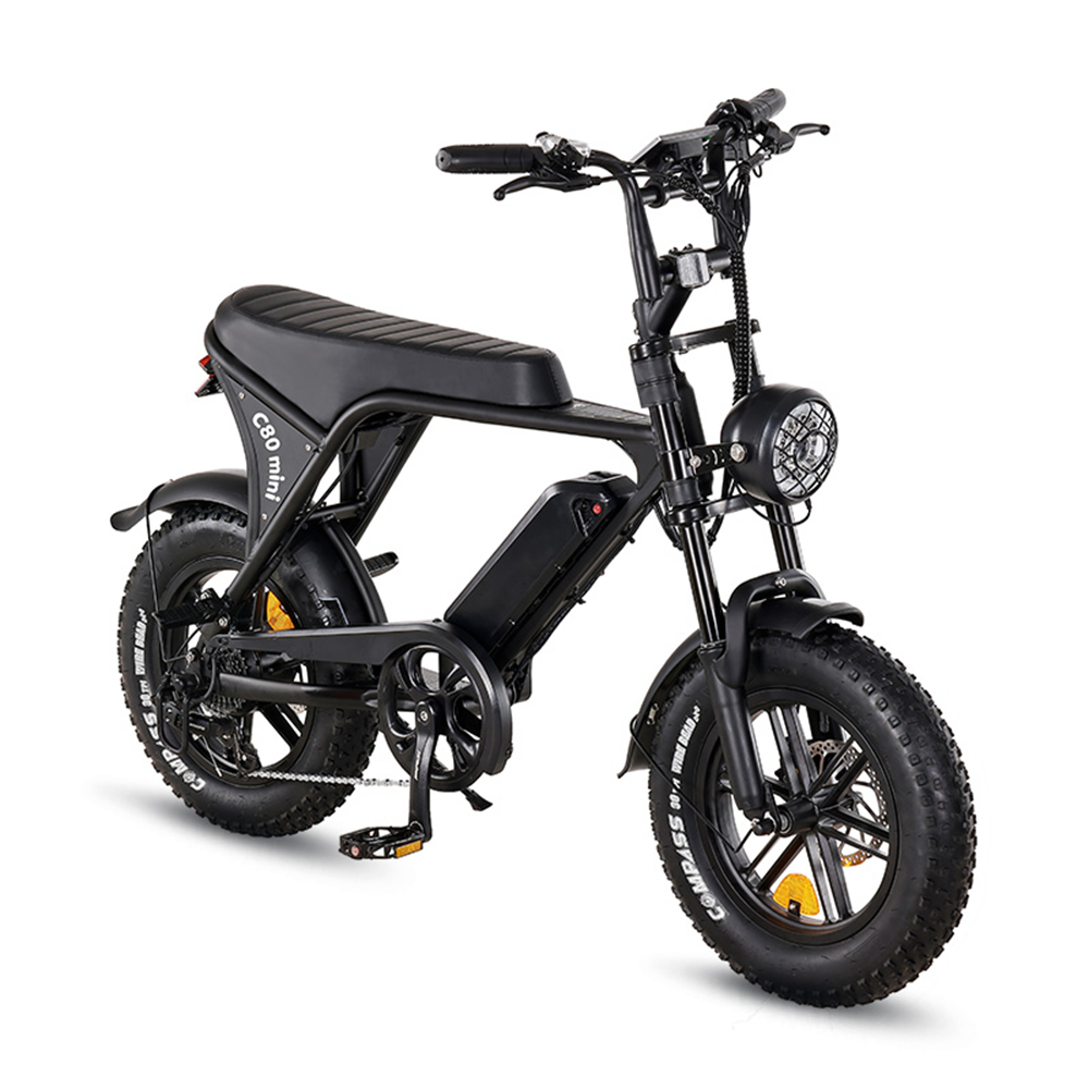 C80 - Mini Fatbike - Zwart