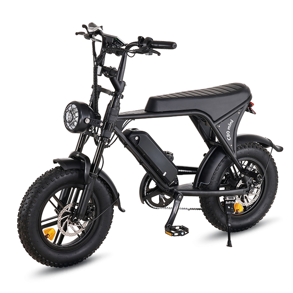 C80 - Mini Fatbike - Zwart