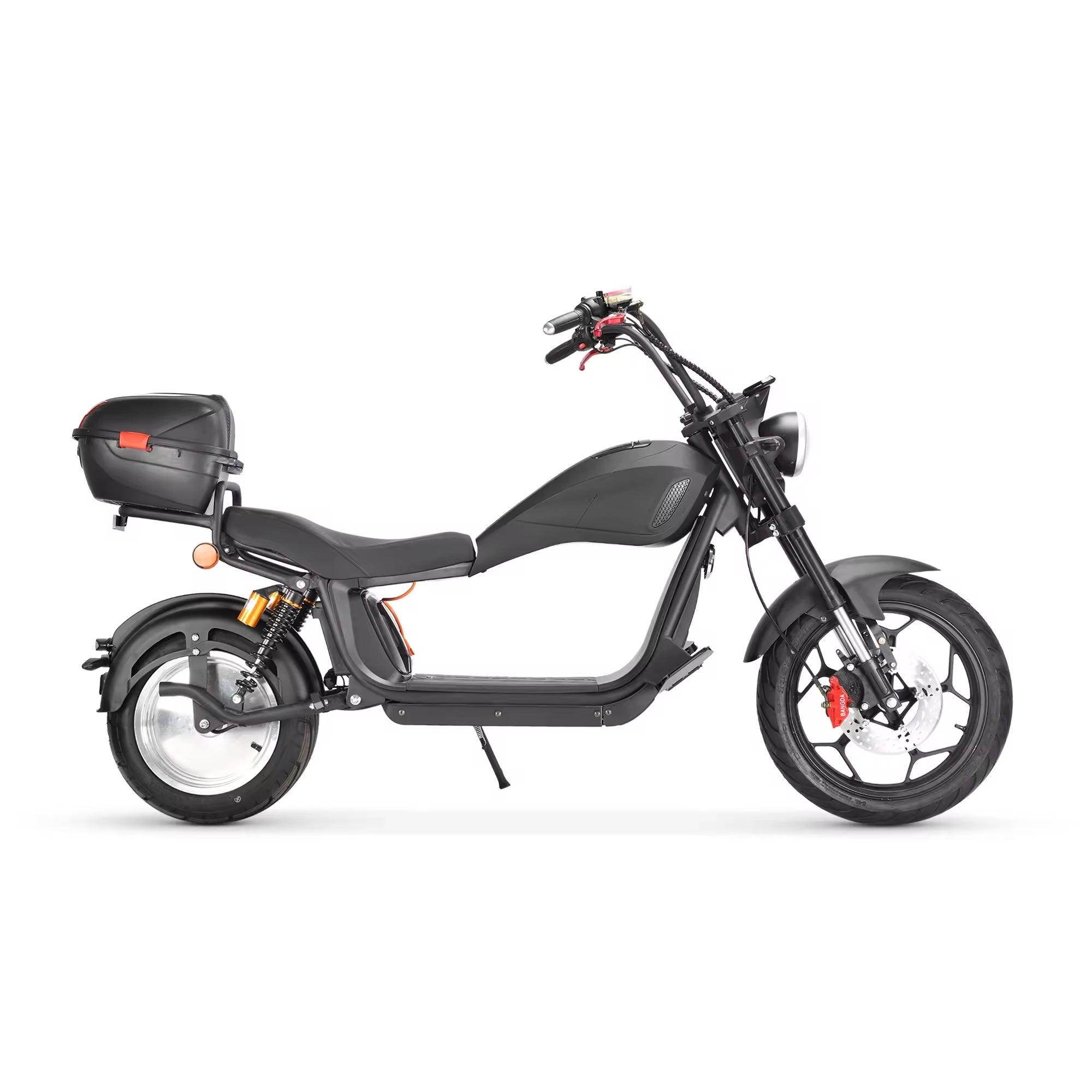 E-chopper CP6.0 - Elektrische scooter - Glans zwart