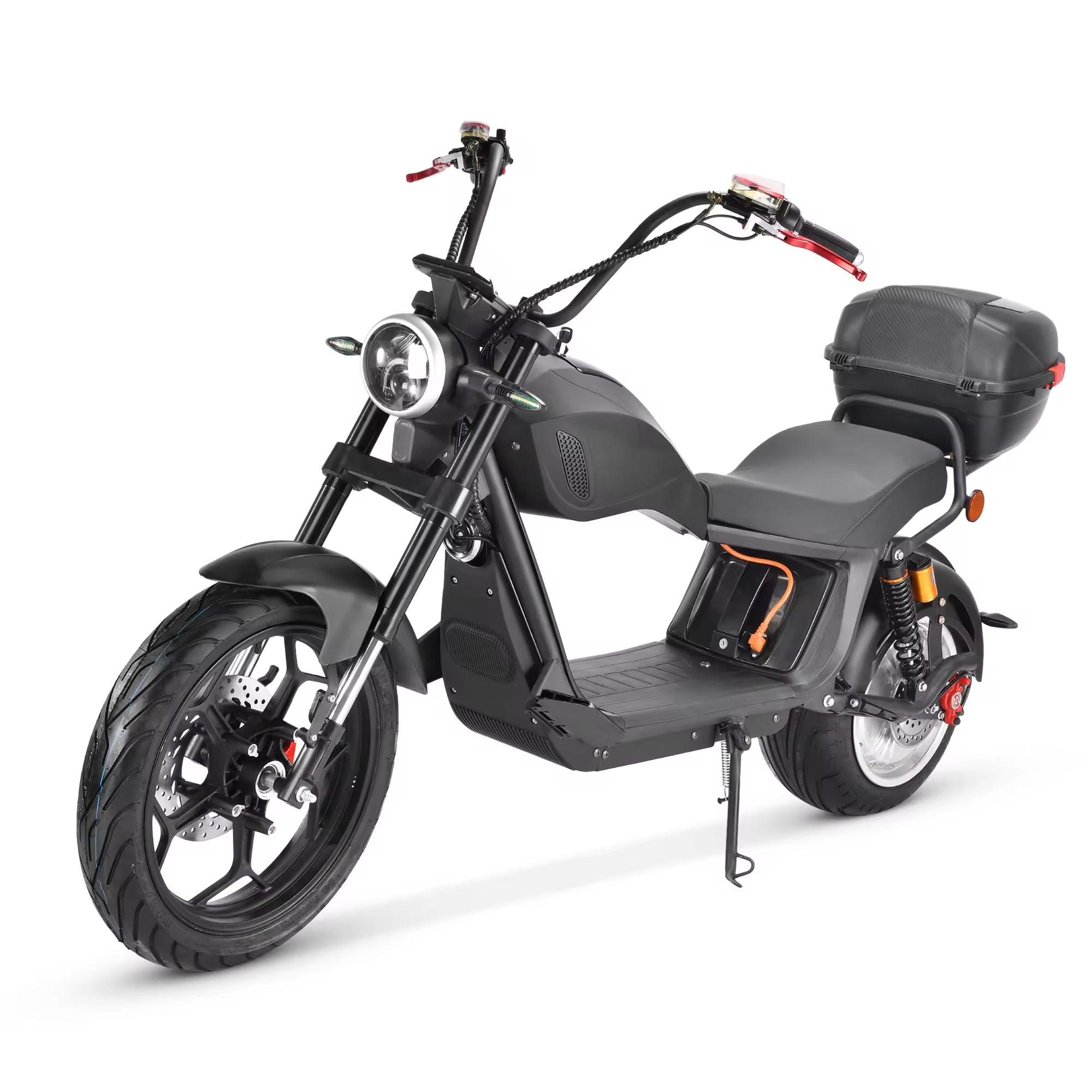 E-chopper CP6.0 - Elektrische scooter - Glans zwart