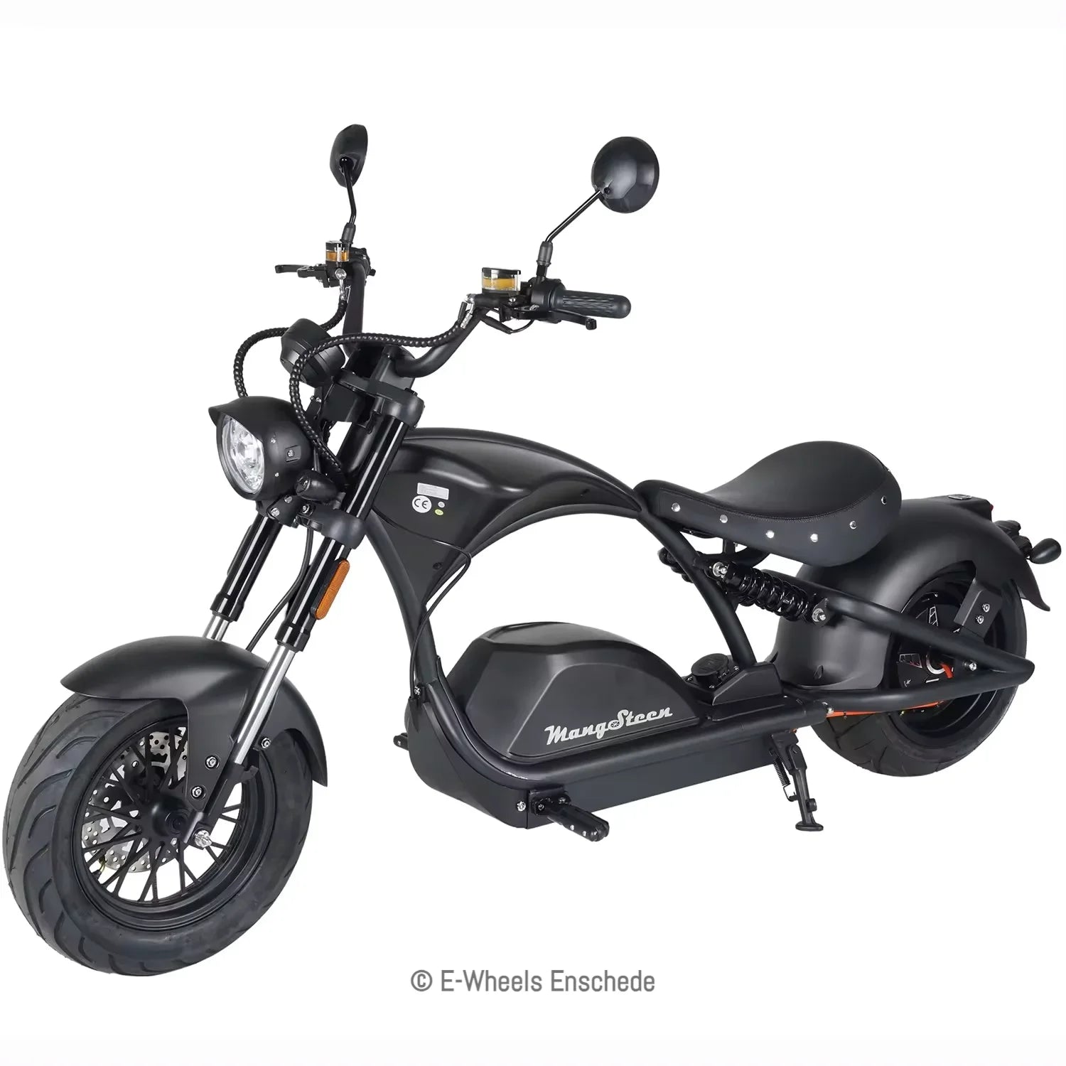 E-chopper M1PS - Elektrische Scooter - Mat Zwart