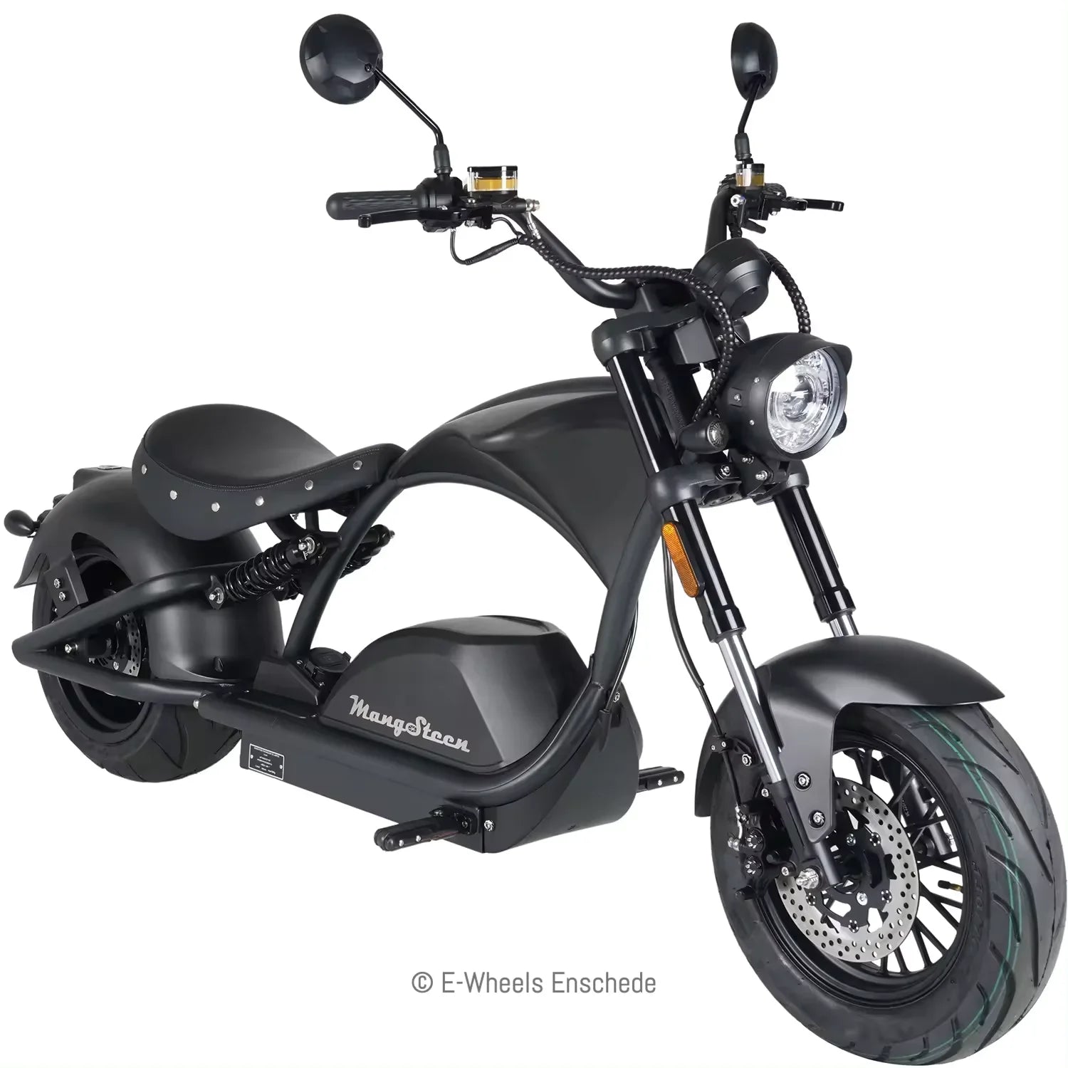 E-chopper M1PS - Elektrische Scooter - Mat Zwart