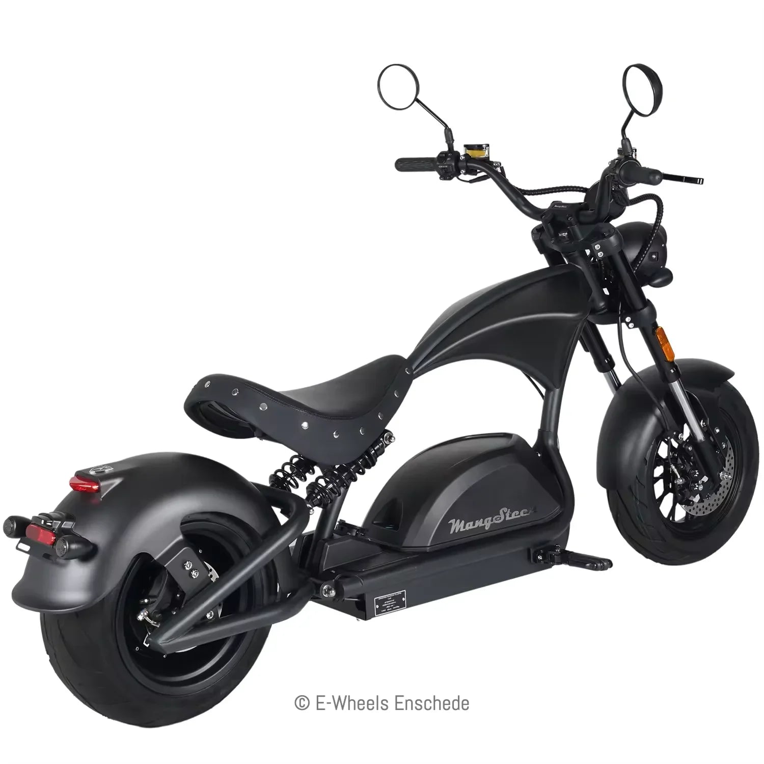 E-chopper M1PS - Elektrische Scooter - Mat Zwart